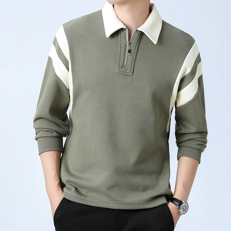 Verona Zip Lapel Sweatshirt