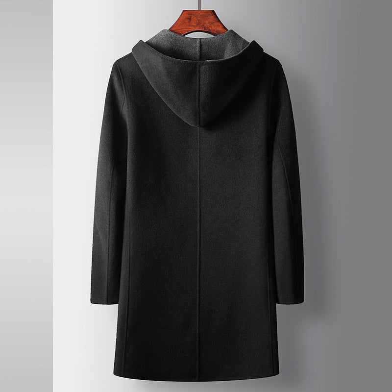 Abayeles Wool Blend Trench Coat