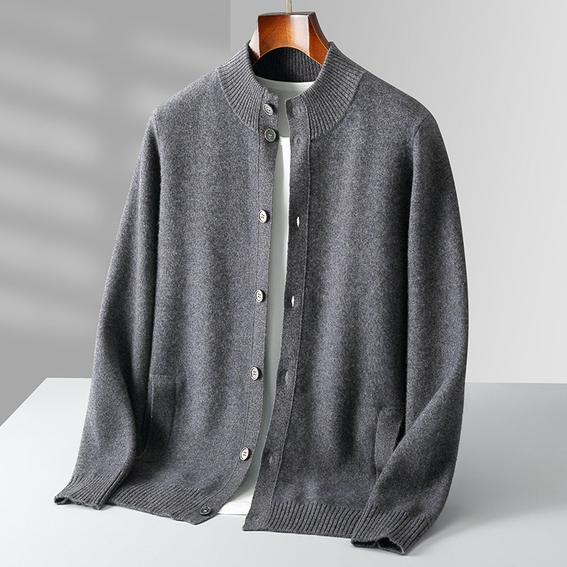 Remorian Pure Merino Wool Cardigan