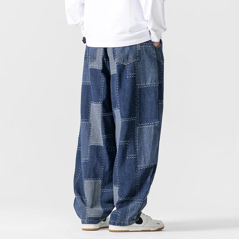 Sautde Millo Cotton Patchwork Sweat Pants