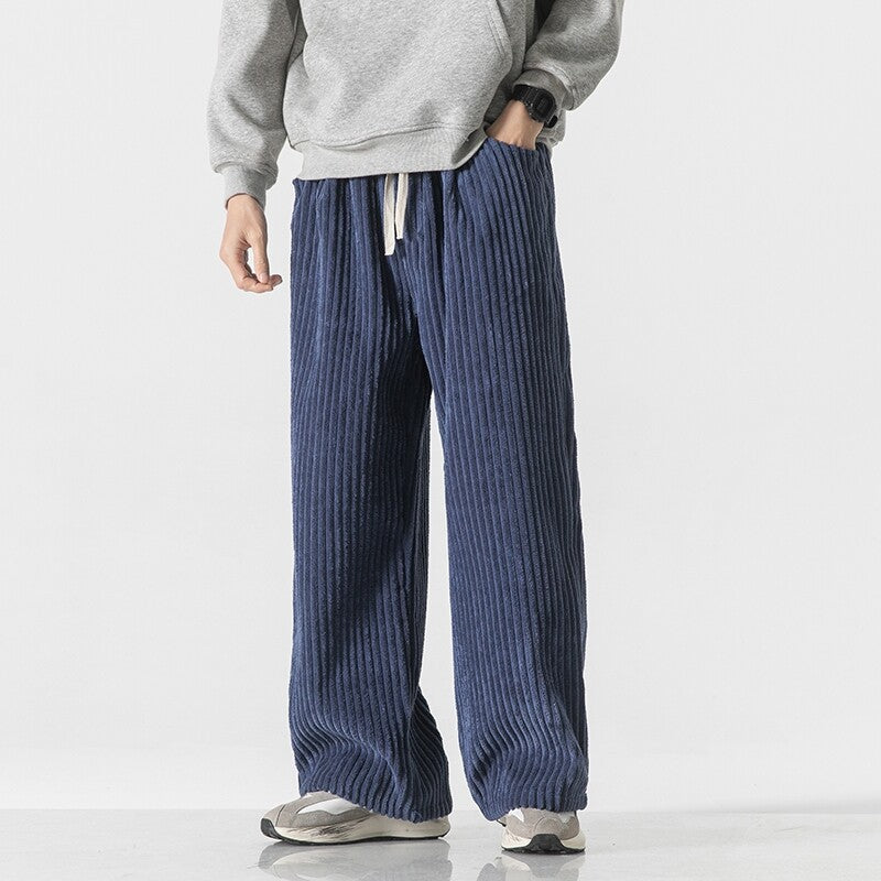 Bellet Loose Fit Corduroy Cotton Sweat Pants