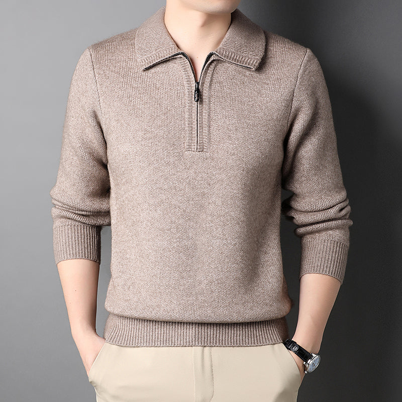 Accorto Cashmere Wool Half Zip