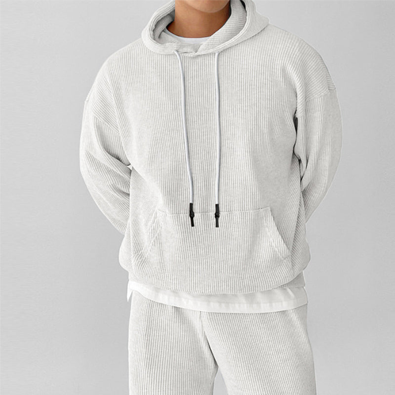 Peille Corduroy Cotton Hoodie