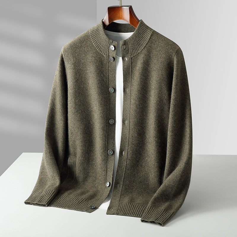 Remorian Pure Merino Wool Cardigan