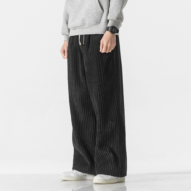 Bellet Loose Fit Corduroy Cotton Sweat Pants