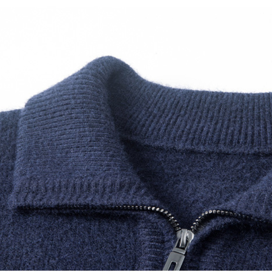 Accorto Cashmere Wool Half Zip