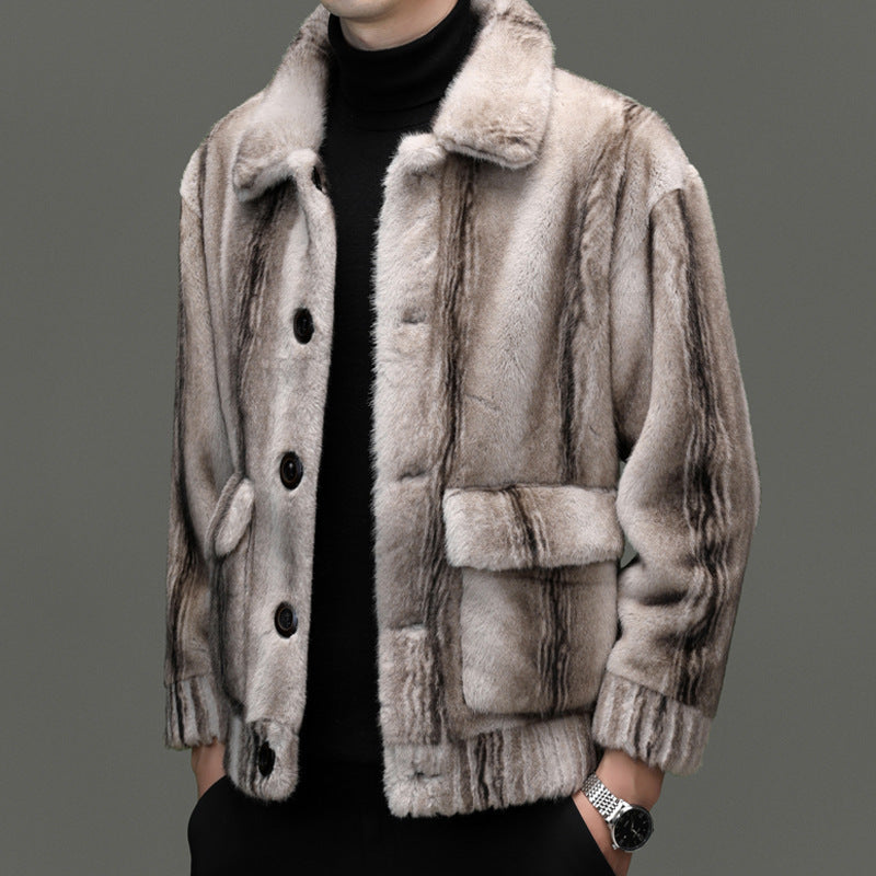 Coaraze Cotton Blend Fur Jacket