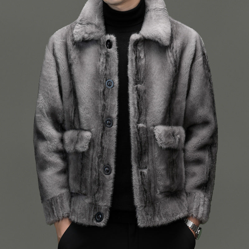 Coaraze Cotton Blend Fur Jacket