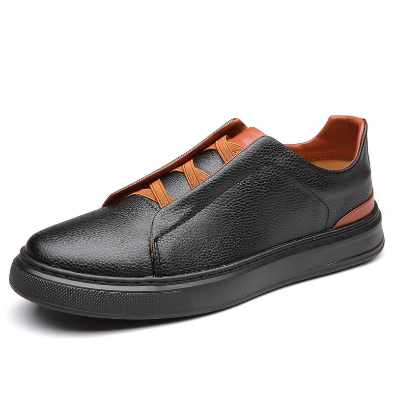 Soubrana Slip On Leather Canvas Shoes