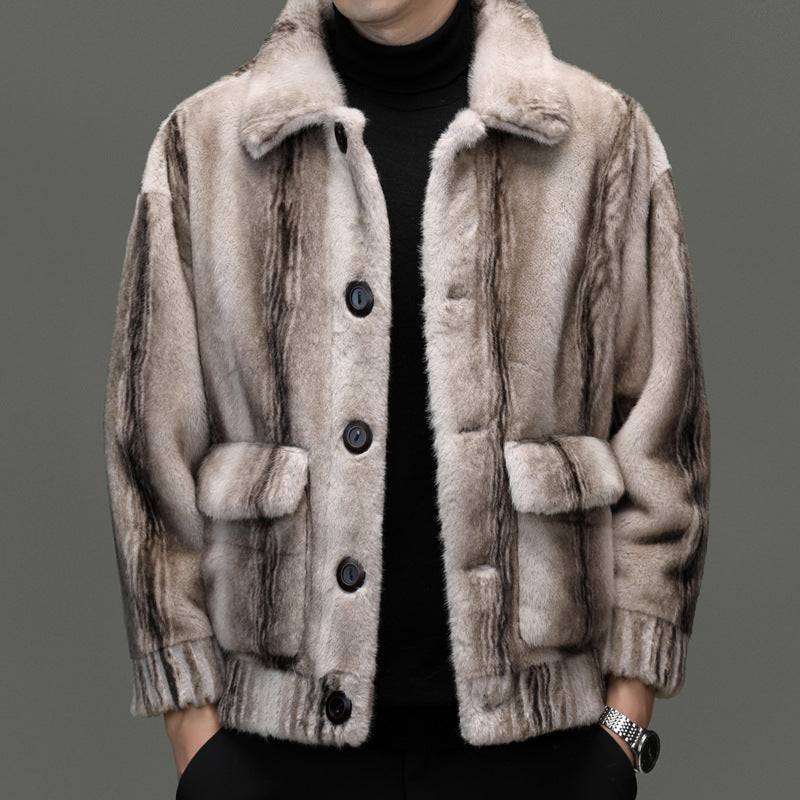 Coaraze Cotton Blend Fur Jacket