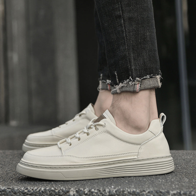 Mala Leather Platform Sneakers