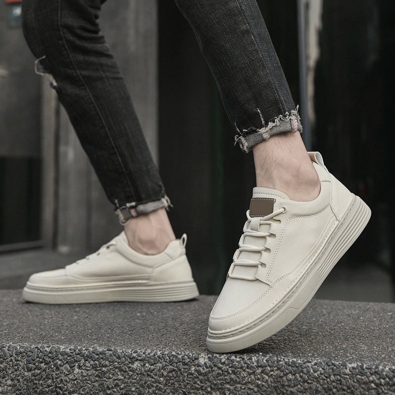 Mala Leather Platform Sneakers