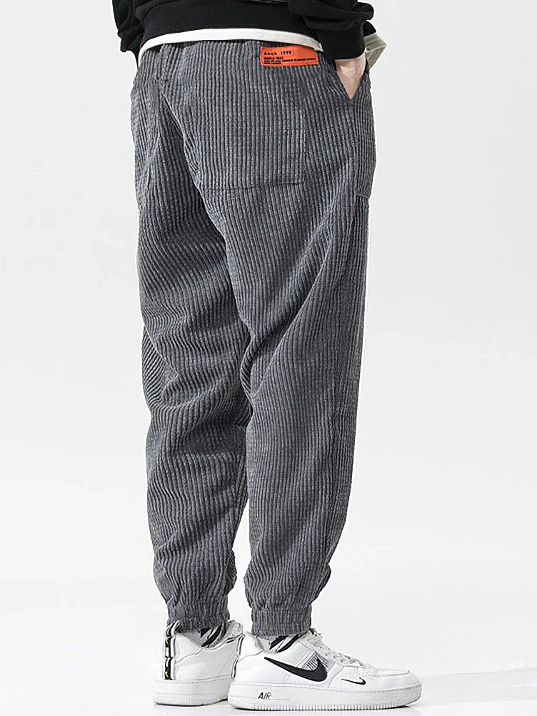 Casual Baggy Corduroy Cotton Joggers