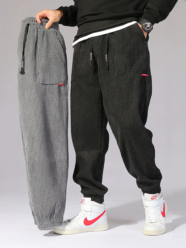 Casual Baggy Corduroy Cotton Joggers