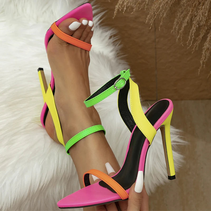 Neon Nights Stiletto Heels