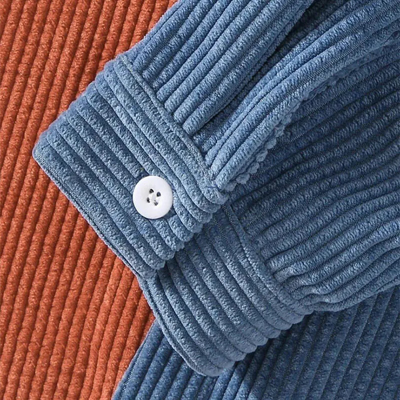 Relaxed Monaco Corduroy Cotton Shirt