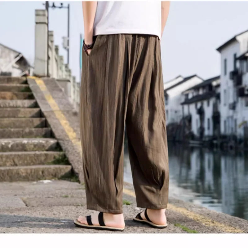 Capri Linen Trousers