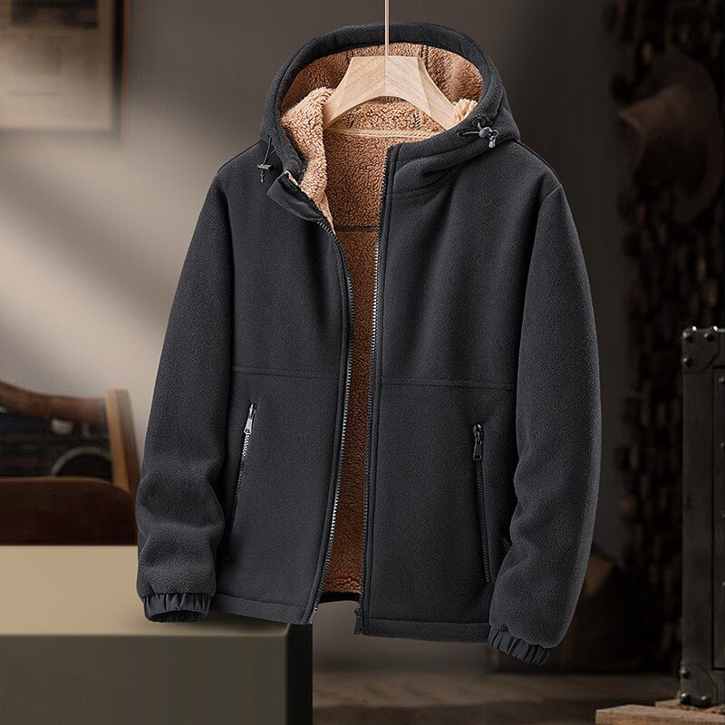 Vienna Cashmere Wool Fleece Jacket