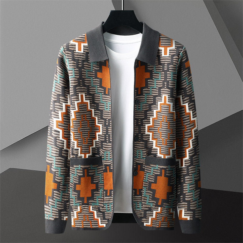 Cusco Tribal Knitted Cardigan