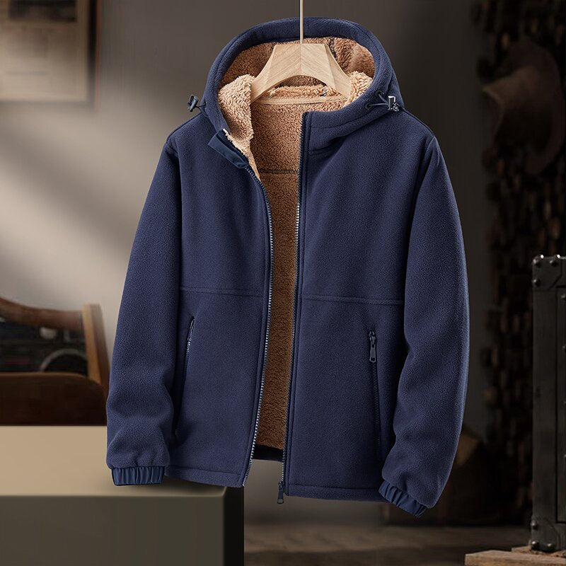 Vienna Cashmere Wool Fleece Jacket