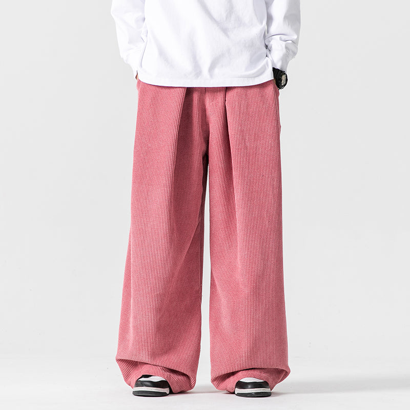 Milan Wide Fit Corduroy Cotton Pants