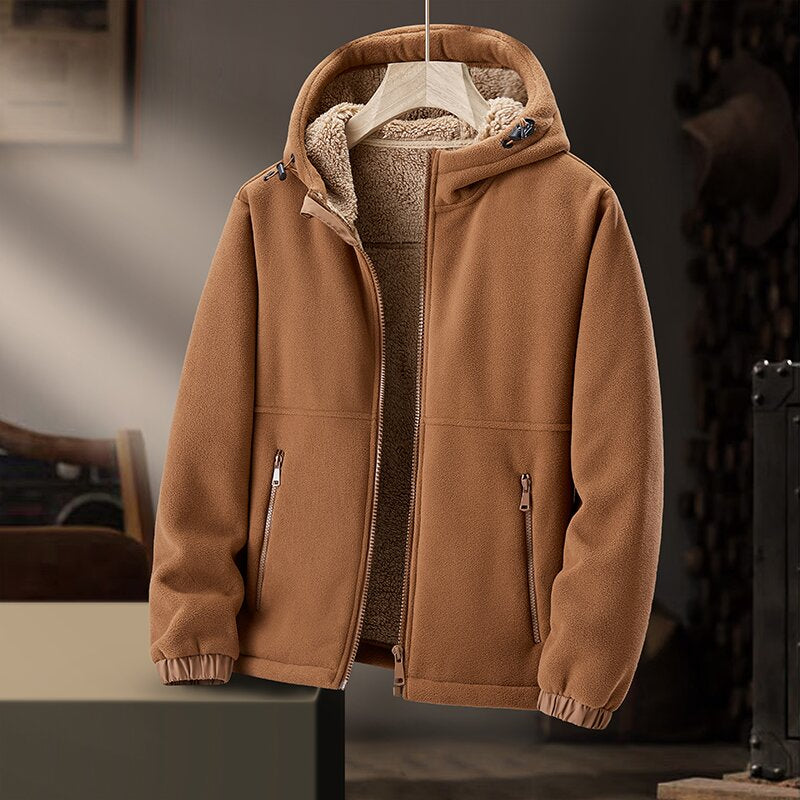 Vienna Cashmere Wool Fleece Jacket