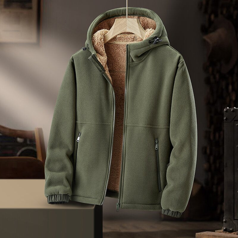 Vienna Cashmere Wool Fleece Jacket