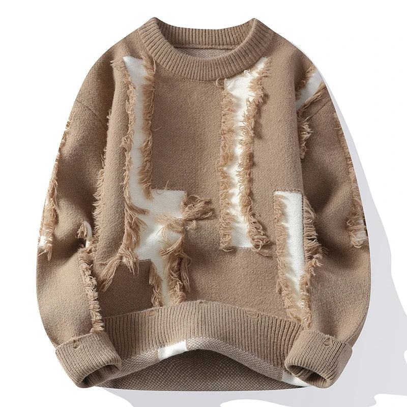 Baveno Distressed Wool Sweater