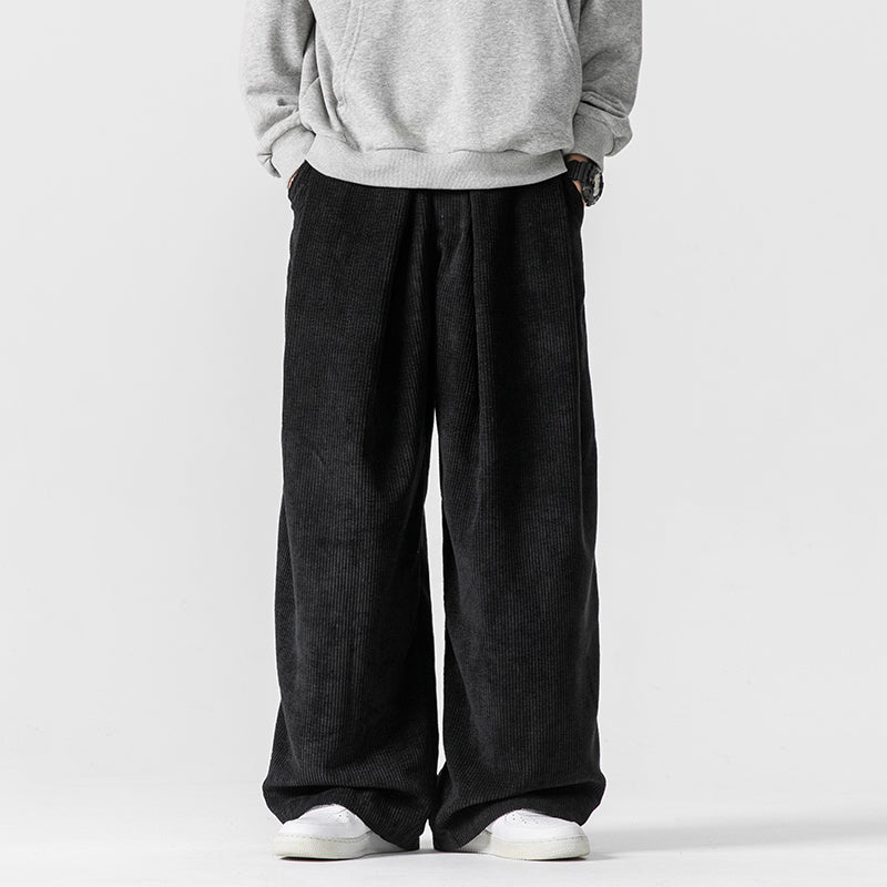 Milan Wide Fit Corduroy Cotton Pants