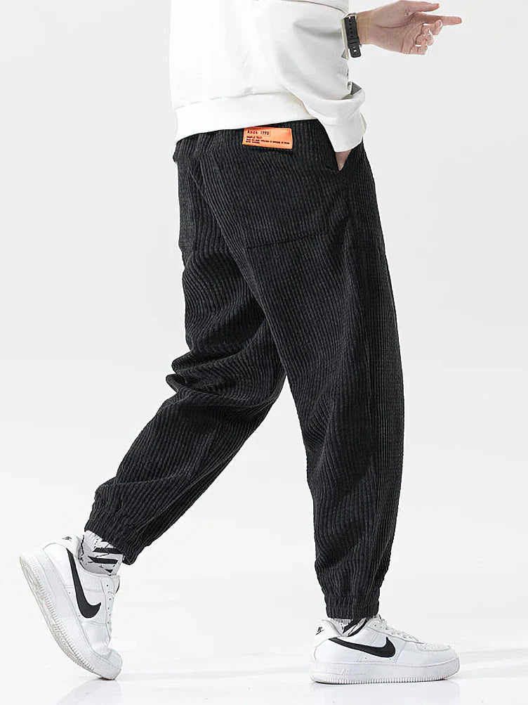 Casual Baggy Corduroy Cotton Joggers