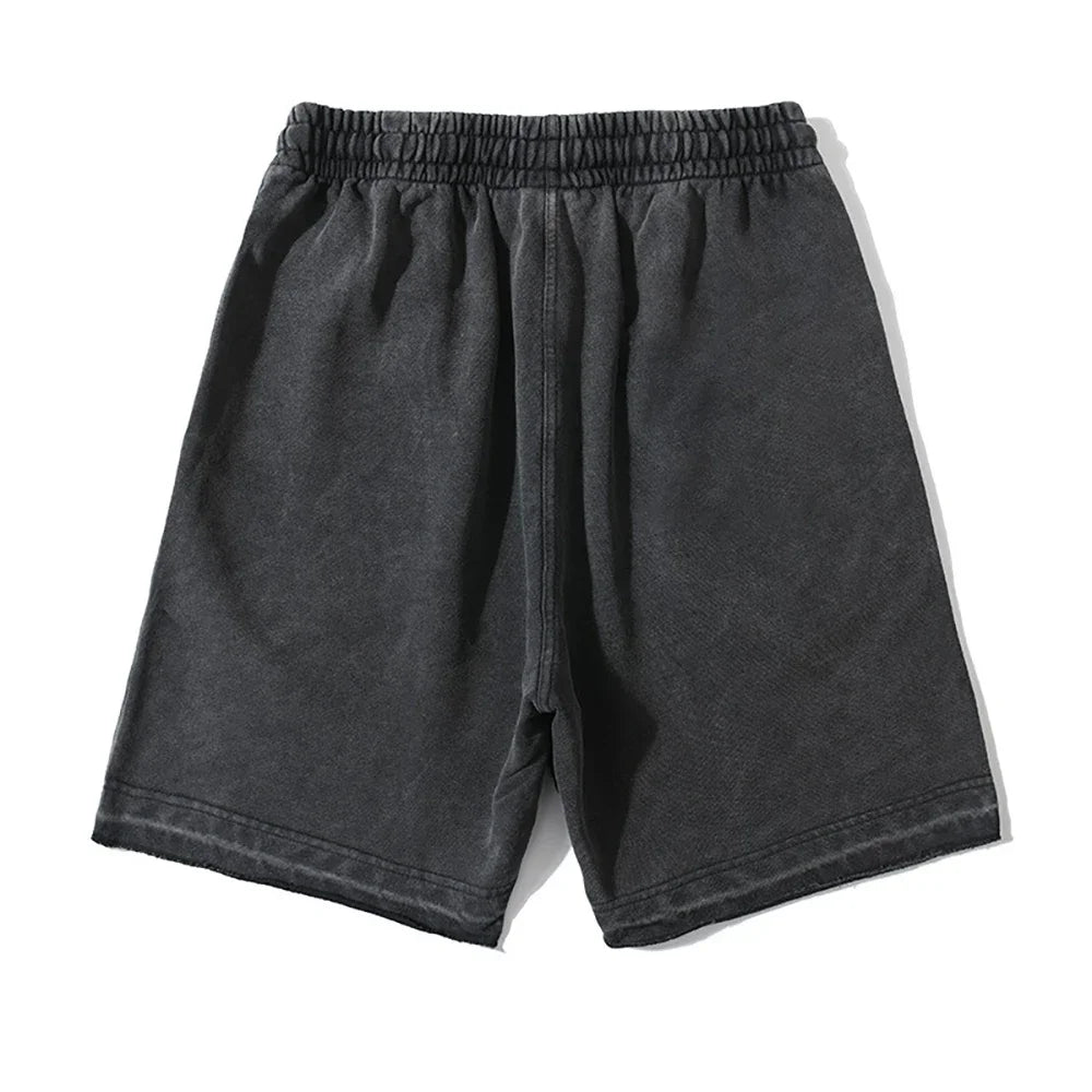 Pure Cotton Vintage Washed Shorts