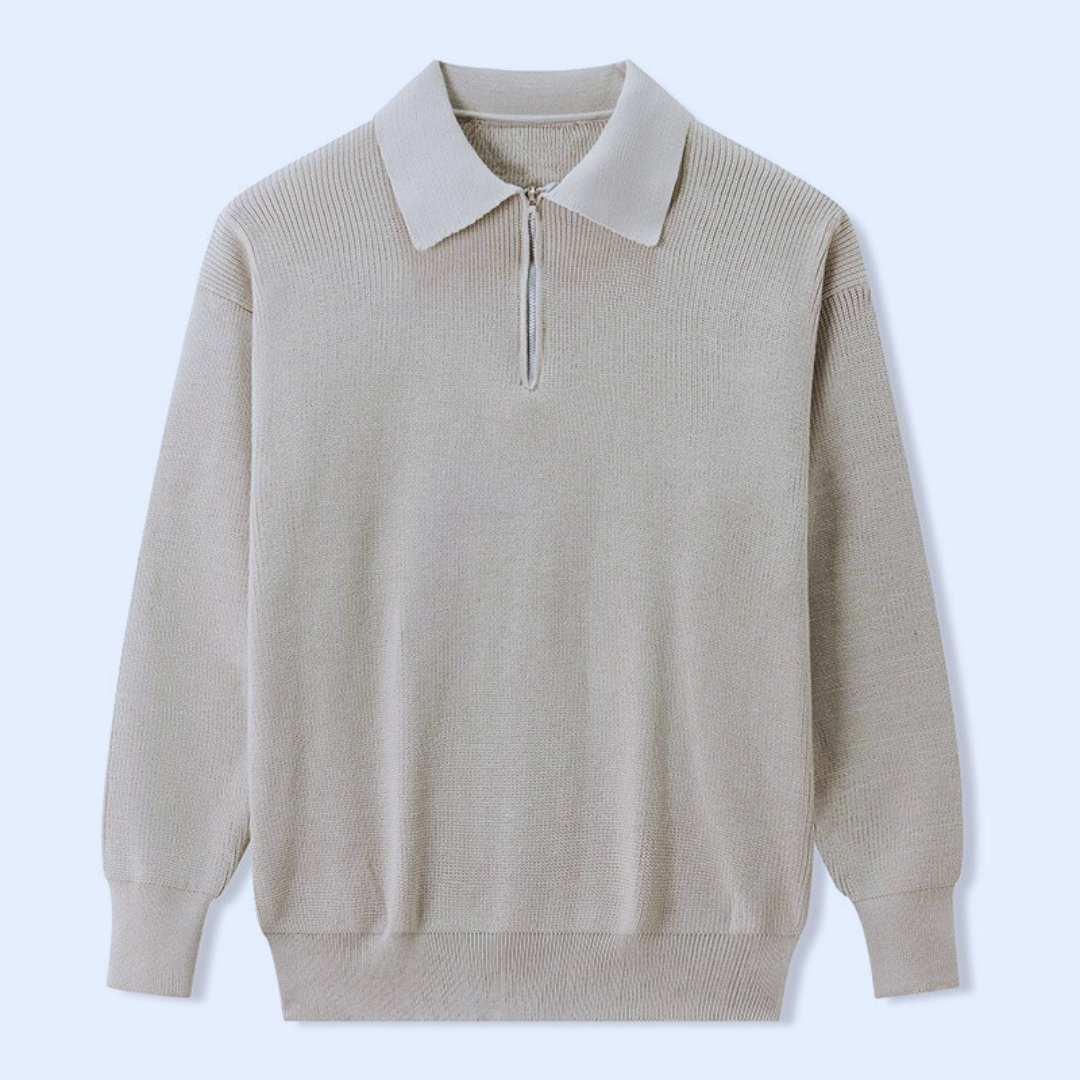 Gorbio Knitted Wool Polo Sweater