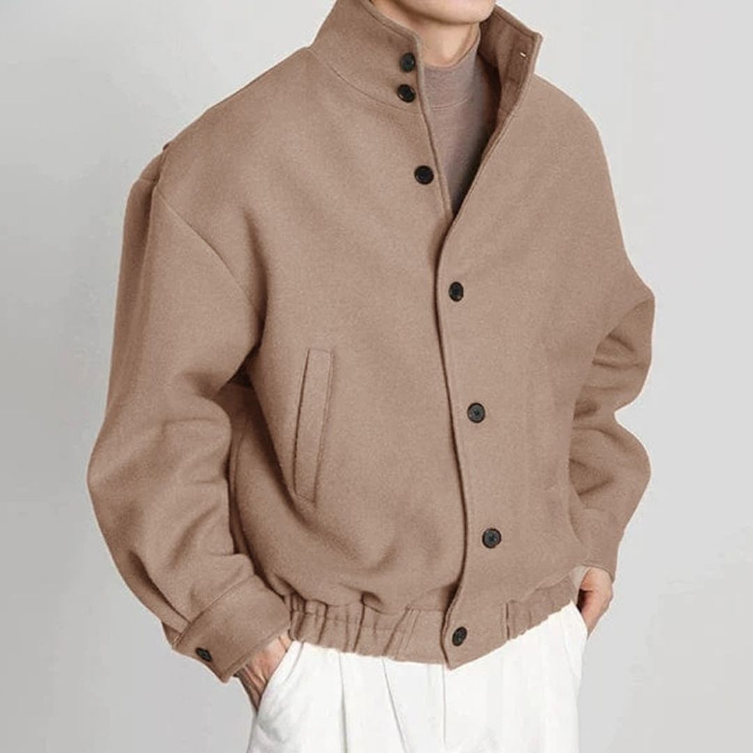 Castagne Button Up Water Proof Bomber Jacket