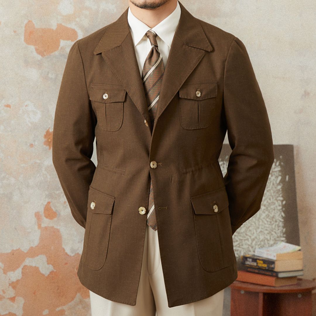 Gordolon Cotton Blend Vintage Hunting Jacket