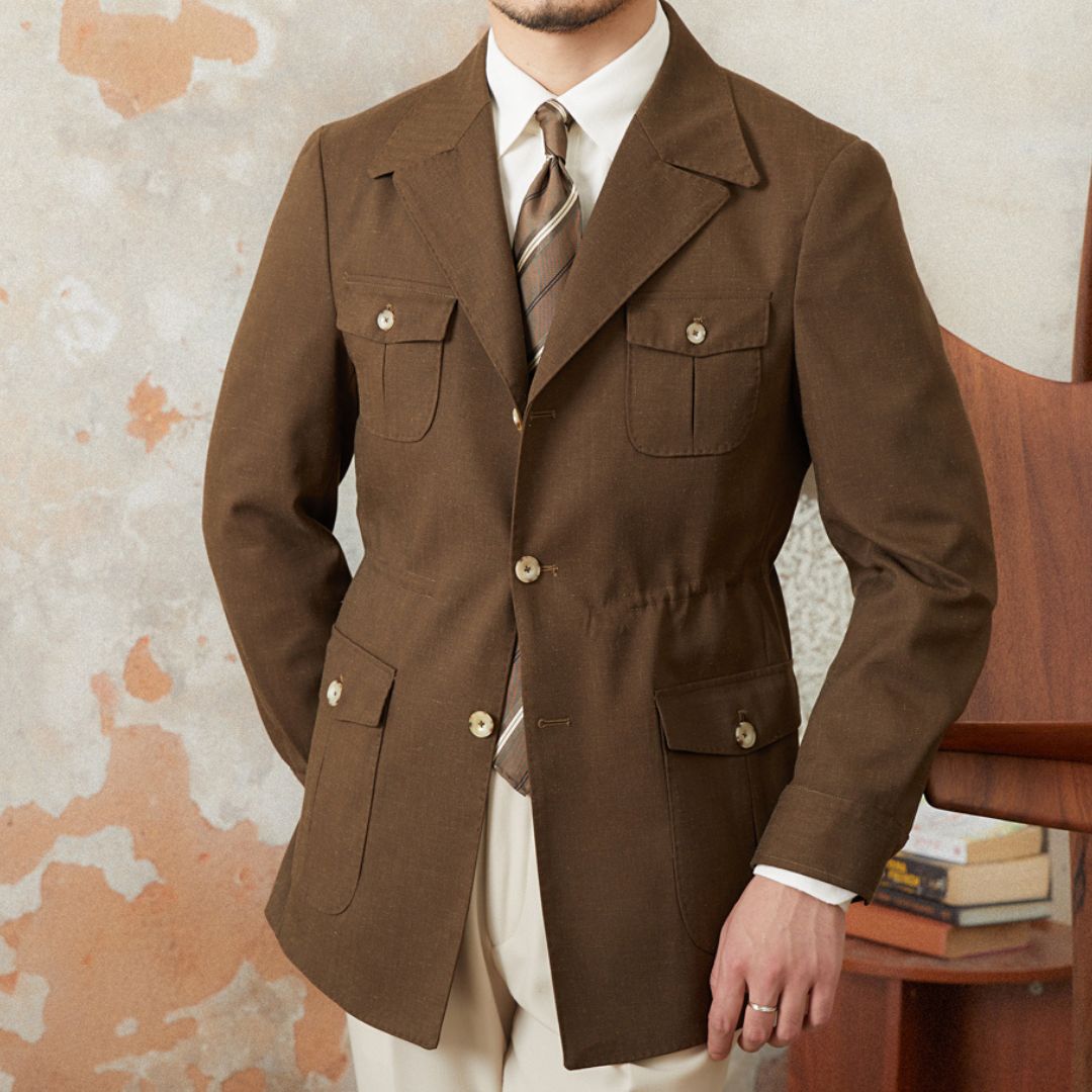 Gordolon Cotton Blend Vintage Hunting Jacket