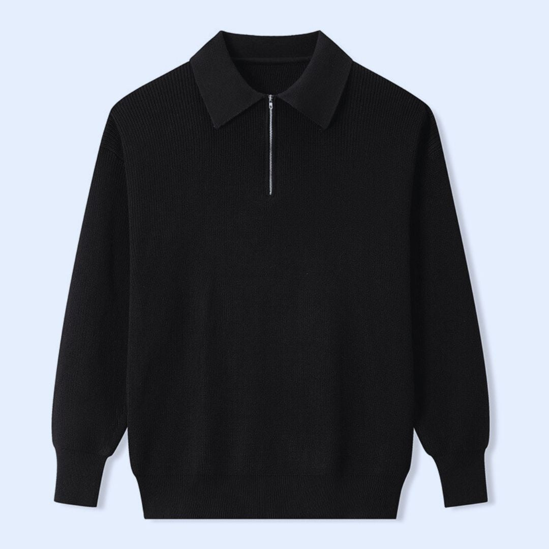 Gorbio Knitted Wool Polo Sweater