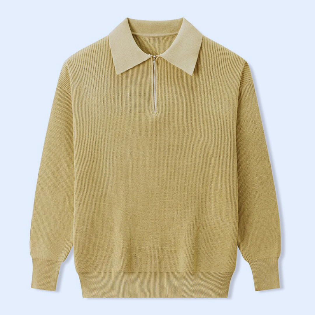 Gorbio Knitted Wool Polo Sweater