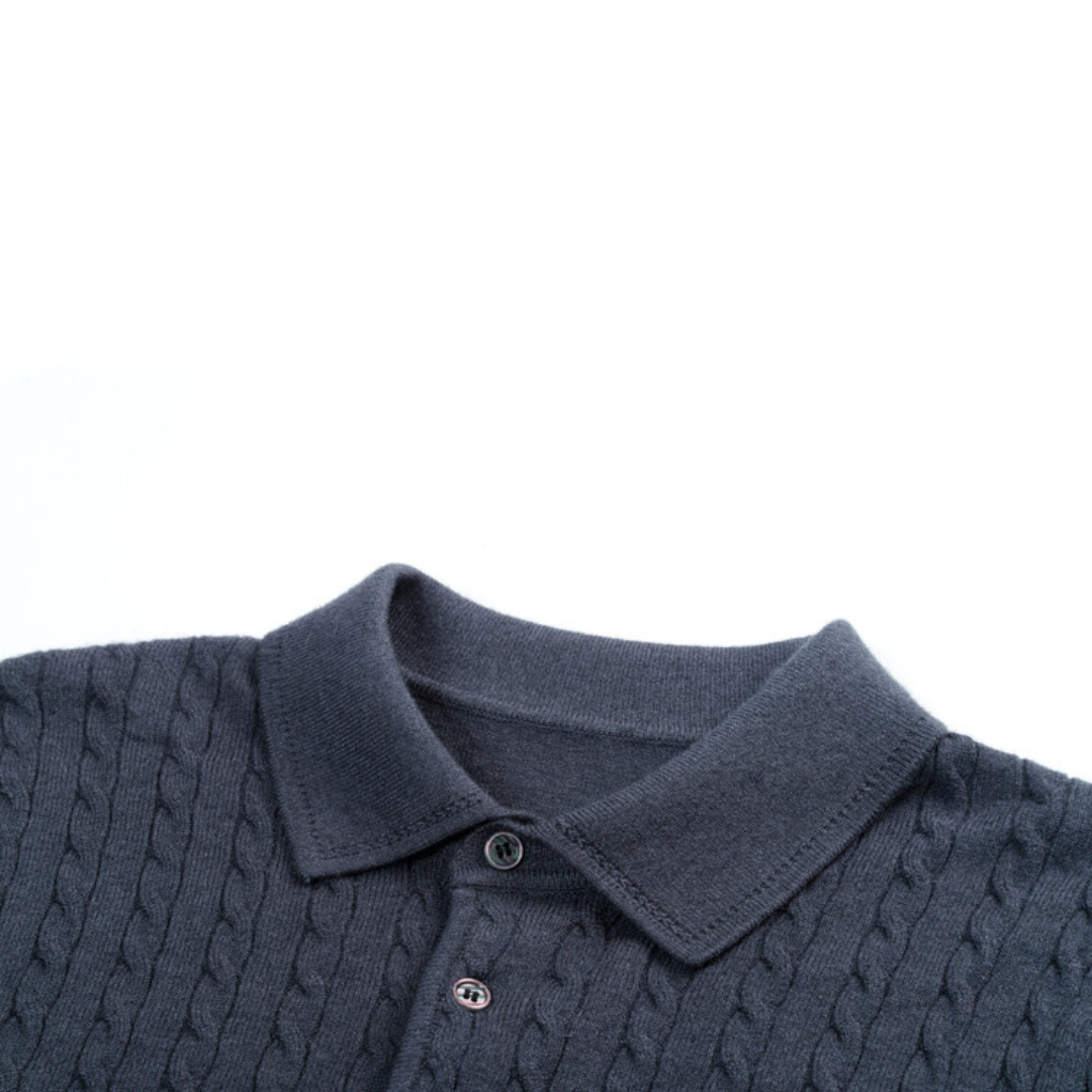 Colmar Knitted Wool Polo Sweater