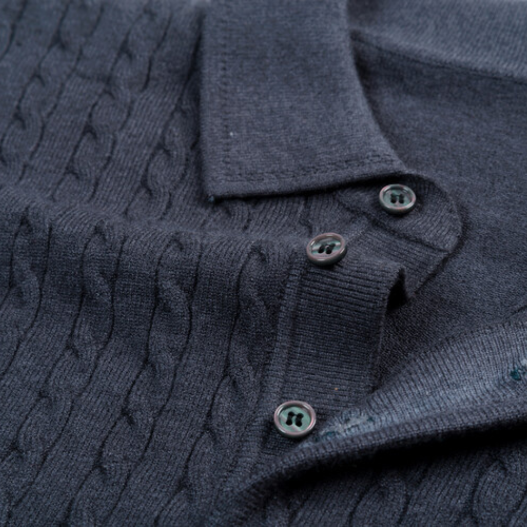 Colmar Knitted Wool Polo Sweater