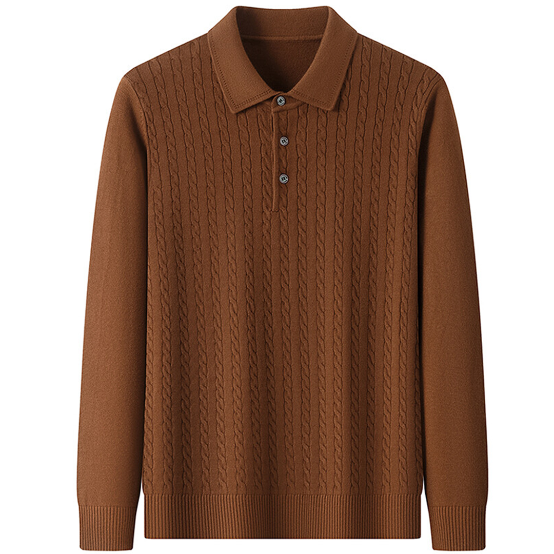 Colmar Knitted Wool Polo Sweater